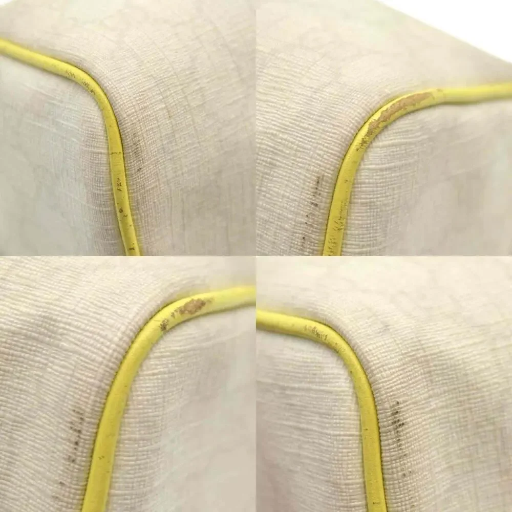 Gucci GG Plus Monogram Web Stripe Small Joy Boston Yellow - Picture 3 of 15